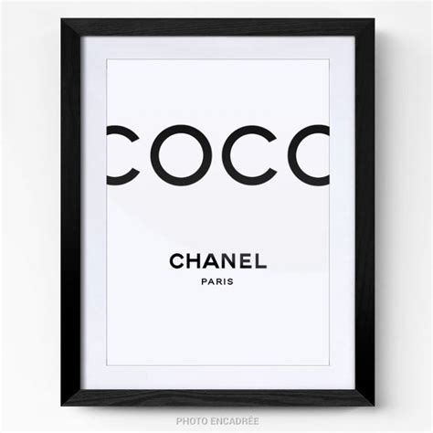 Coco chanel cadre 